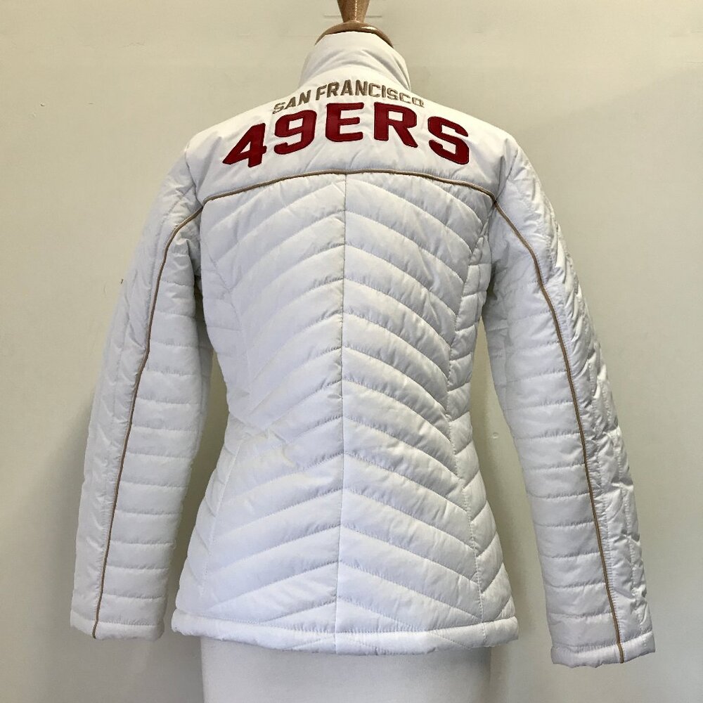 NWOT G-III NFL Team Apparel San Francisco 49ers Quilted Jacket